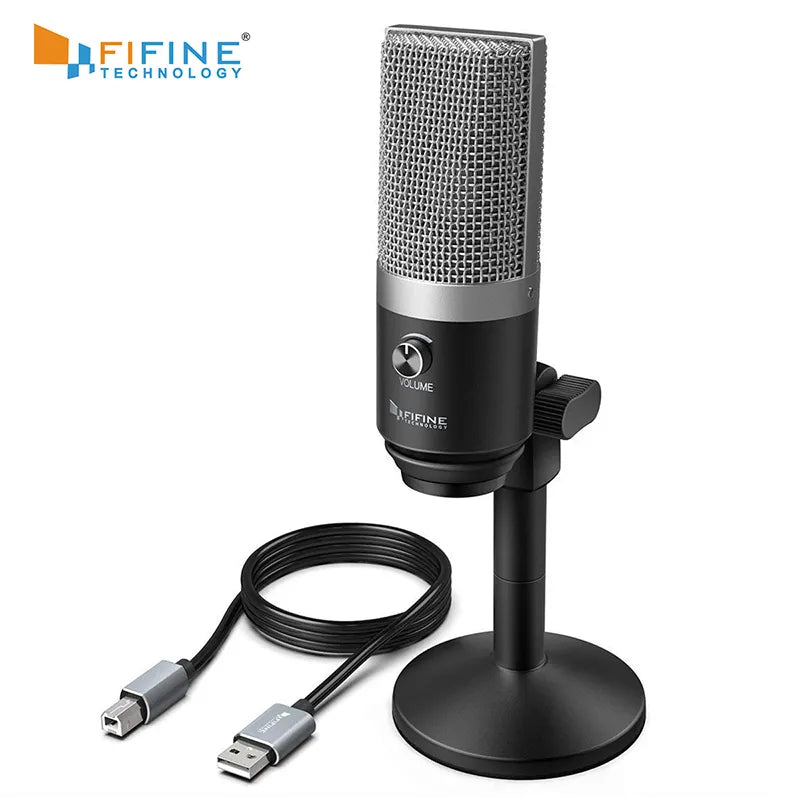 FIFINE Microfone Condensador USB K670