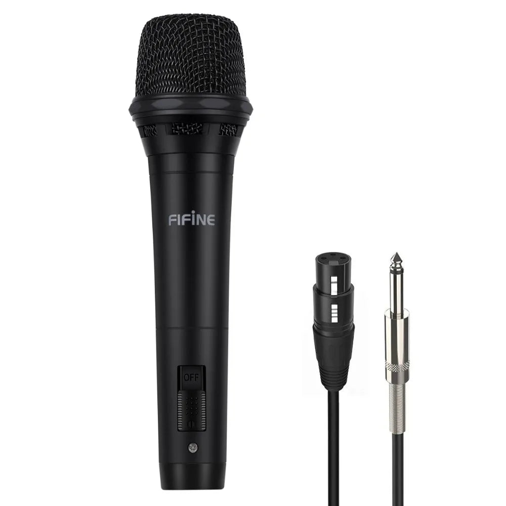 Microfone FIFINE Dinâmico XLR - K8